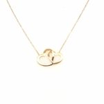 SNK0003216 Heart Pendant With Chain Gold
