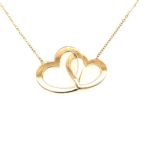 SNK0003216 Heart Pendant With Chain Gold