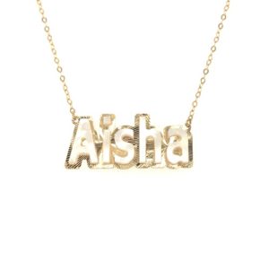 TT-CI-533 MOP Gold Pendant With Chain Gold