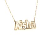 TT-CI-533 MOP Gold Pendant With Chain Gold
