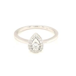 RGW0156016R2-18k White Gold Diamond Ring