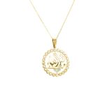 TT-CI-1334 18K YELLOW GOLD MOP PENDANT