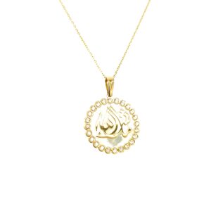 TT-CI-1334 18K YELLOW GOLD MOP PENDANT