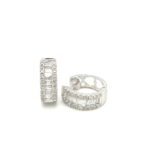 EO0620138-18K White Gold Diamond Earring
