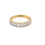 01-0157-C 18k Yellow Gold Diamond Ring