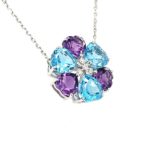 NAD000028001 Multi-Color Pendant with chain