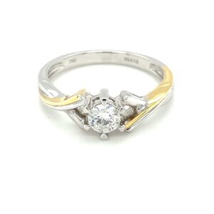 RBKW39402 18K Two-tone Diamond Ring G.3.59 grms