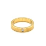 RBKY29222B 18K Yellow Gold Diamond Ring