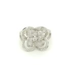 416172 18K White Gold Diamond Ring