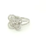 416172 18K White Gold Diamond Ring