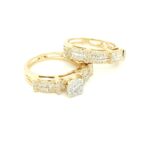 419632 18K Yellow Gold Diamond Twin Ring