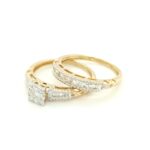 448303 18K Yellow Gold Diamond Twin Ring