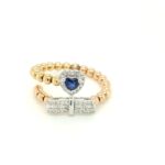 472365 18K Rose Gold BS Diamond Ring