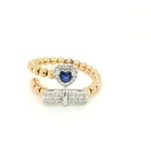 472365 18K Rose Gold BS Diamond Ring