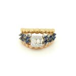 472647 18k Rose Gold Diamond BS Ring