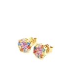 ESD002911001-A 18K Multi Color Stone Earring