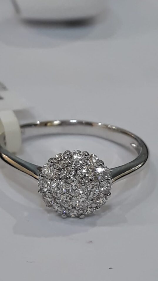 RN0715521 18K White Gold Diamond Ring