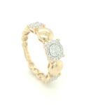 469217 18K Yellow Gold Diamond Ring
