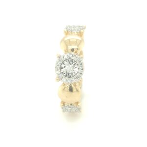 469217 18K Yellow Gold Diamond Ring