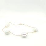 SES182009-8 18K Gold Pearl Bracelet