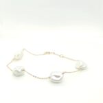 SES182009-8 18K Gold Pearl Bracelet