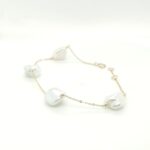 SES182009-8 18K Gold Pearl Bracelet