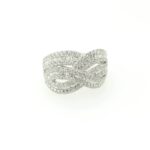 417625 18K White Gold Diamond Ring