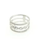 459374 18K White Gold Diamond Ring