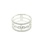 459374 18K White Gold Diamond Ring