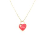 C105273-2 18K Yellow Gold Heart Pendant with chain