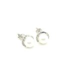 ER0505841 18K White Gold Pearl Earring
