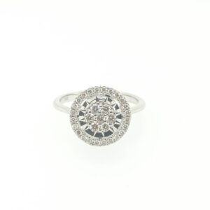 RN0720951 18K White Gold Diamond Ring