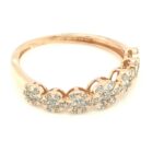 RN0723274 18K Rose Gold Diamond Ring