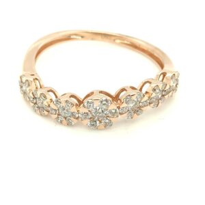 RN0723274 18K Rose Gold Diamond Ring