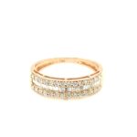 RN0738558 18K Rose Gold Diamond Ring