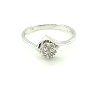 RN0738798 18K White Gold Diamond Ring