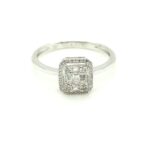 RN0739111 18K White Gold Diamond Ring