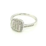 RN0743856 18K White Gold Diamond Ring