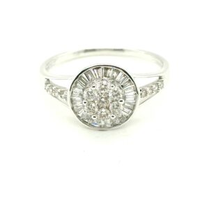 RO0417662 18K White Gold Diamond Ring